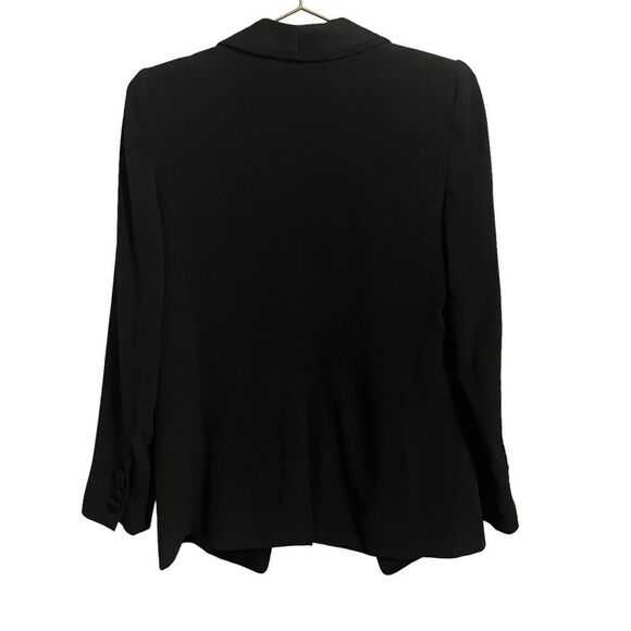 Club Monaco Black Tuxedo Style Single Button Blazer Size 4 - Picture 7 of 9